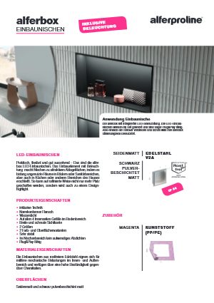 Datenblatt alferbox Edelstahl LED