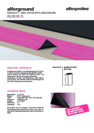 Datenblatt alferground AG DB EK 15
