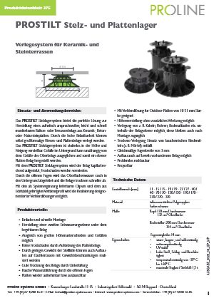 Datenblatt prostilt