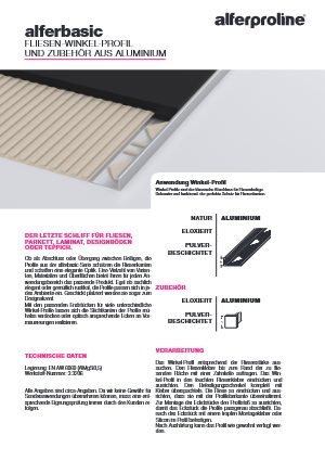 Datenblatt alferbasic Aluminium