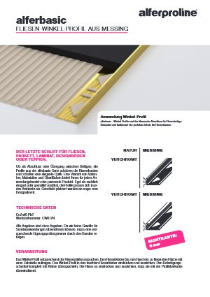 Datenblatt alferbasic Messing