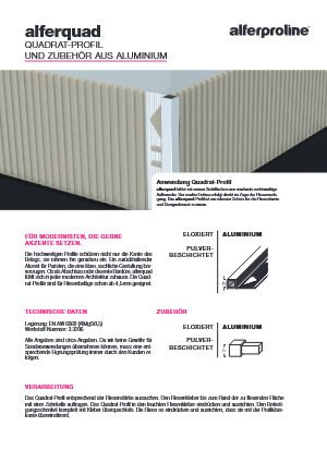 Datenblatt alferquad Aluminium