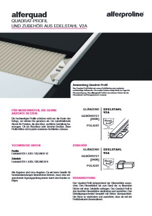 Datenblatt alferquad Edelstahl