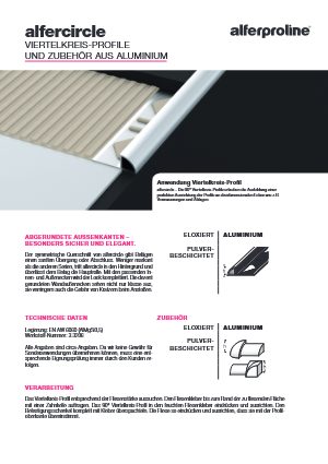 Datenblatt alfercircle Aluminium