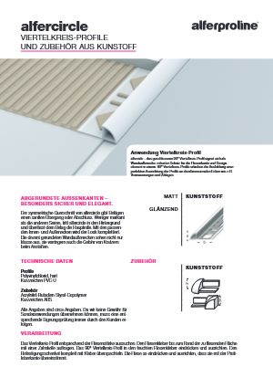 Datenblatt alfercicle Kunststoff