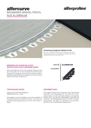 Datenblatt alfercurve Aluminium