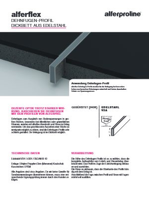 Datenblatt alferflex Edelstahl