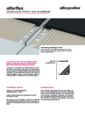 Datenblatt alferflex Aluminium