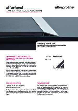 Datenblatt alferlevel Aluminium